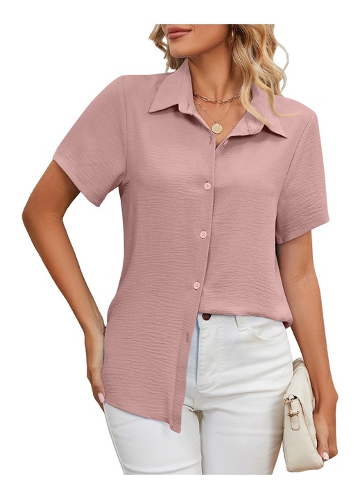 Női ing, Jormftte, rózsaszín, rövid ujjú, alkalmi