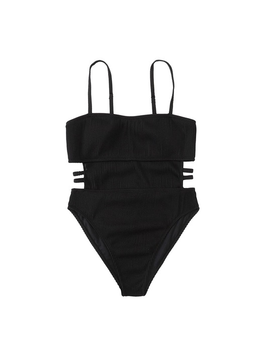 Női fürdőruha, Jormftte, poliészter, fekete