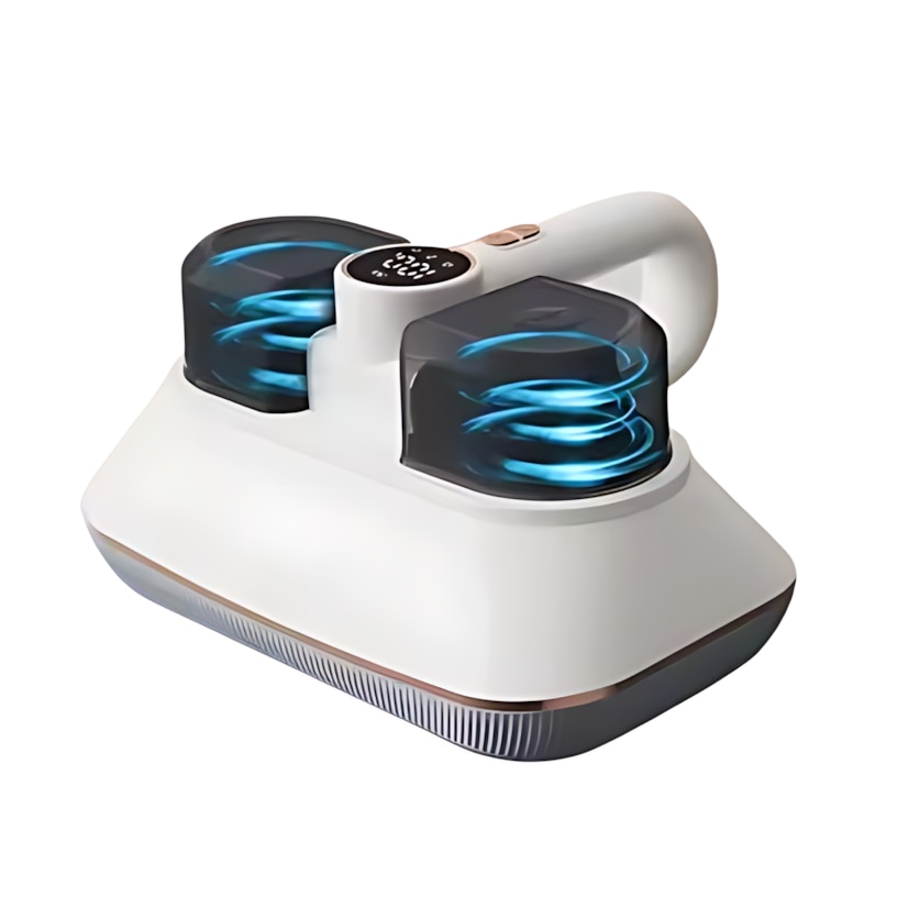 Aspirator Anti-Acarieni UV-C, Tehnologie Avansata, Filtrare HEPA, Putere Mare de Aspirare, Ultrasunete pentru Curatare Profunda a Saltelelor, Eliminand Acarienii, Bacteriile, Alergenii, Design Ergonomic, Siguranta Garantata, Functionare Fara Fir