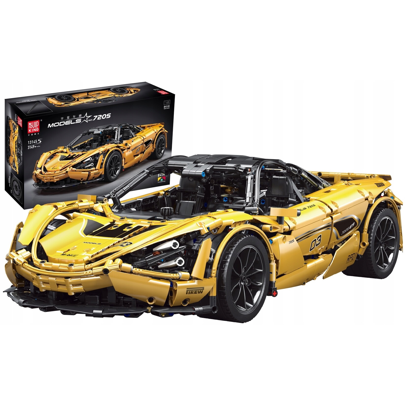 Set de constructie LEGO Technic McLaren Senna GTR, motor V8