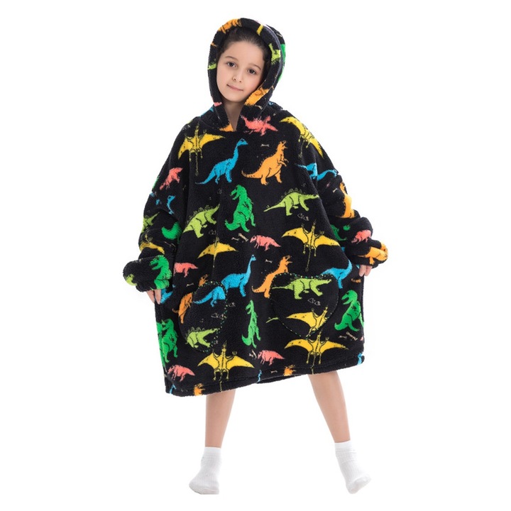 Jormftte kapucnis takaró, többszínű, 75 cm