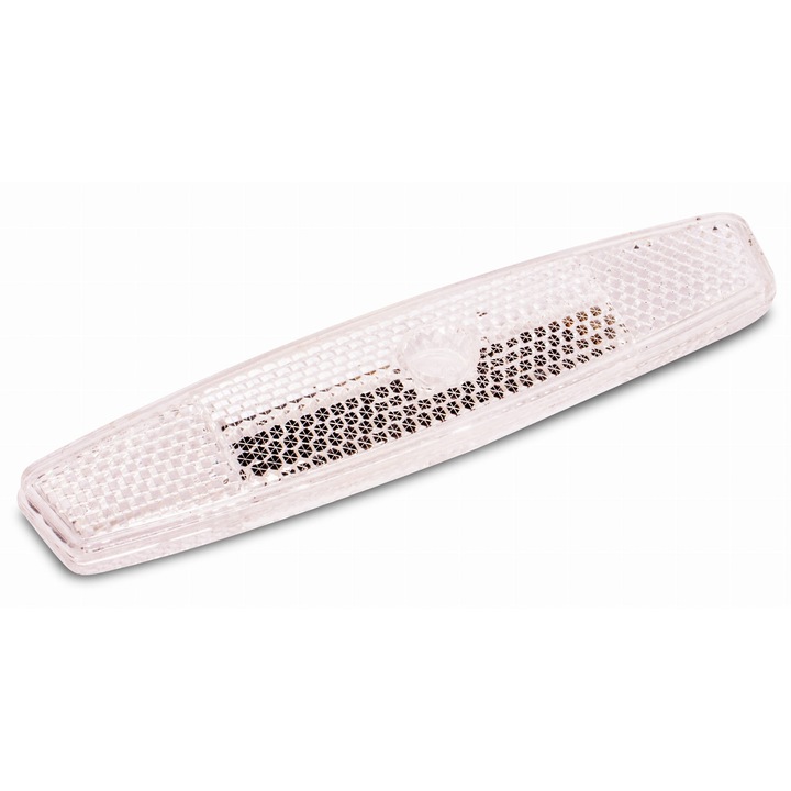 Reflector Pentru Bicicleta, Sun Baby, Pe Spitele Rotii, Pentru Bicicleta, 12 x 2.7 x 1.5 cm, Calitate Ridicata A Constructiei, Durata Lunga De Viata, Alb