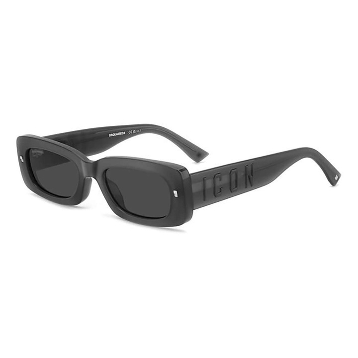 Ochelari de soare dama DSQUARED2 icon-0020s, acetat, gri, 52x16x140