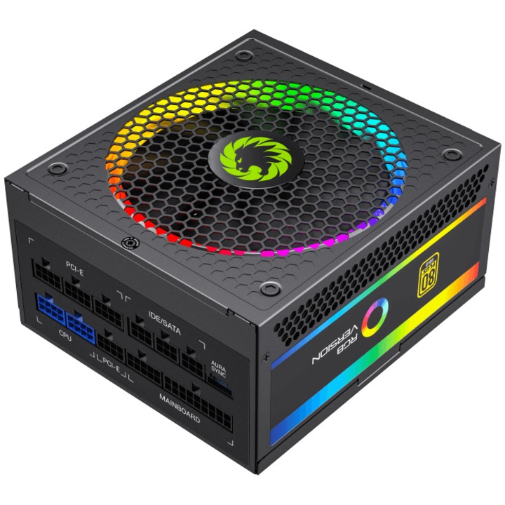 Sursa Gamemax RGB-PRO ATX3, Modular, 80+ Gold, RGB, 850W