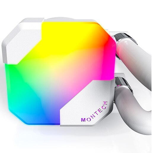 Cooler Montech HyperFlow ARGB 240 White - eMAG.ro