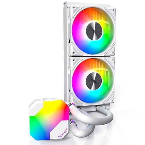 Cooler Montech HyperFlow ARGB 240 White - eMAG.ro