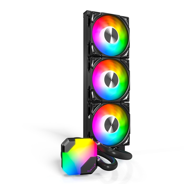 Cooler Montech HyperFlow ARGB 360 Black - eMAG.ro