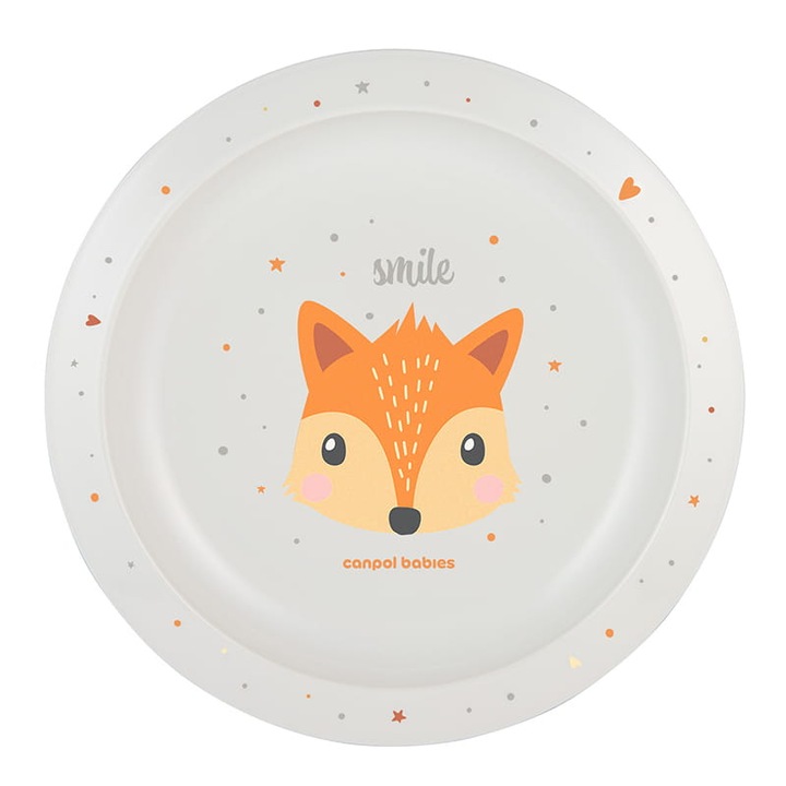 Плоча, Canpol Babies, Red Fox, Bpa Free, Топлоустойчива, Лесна за почистване, Red Fox