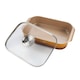 Tava inalta cu capac, aluminiu turnat cu acoperire ceramica, dimensiune 39 x 26 x 8.5 cm, capacitate 6L, baza inductie