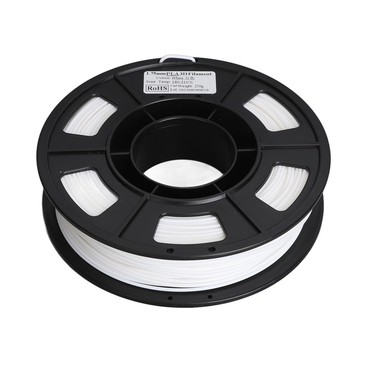 Zeaicos PLA 3D нишка бяла 1.75mm 8.8oz 180-210°C