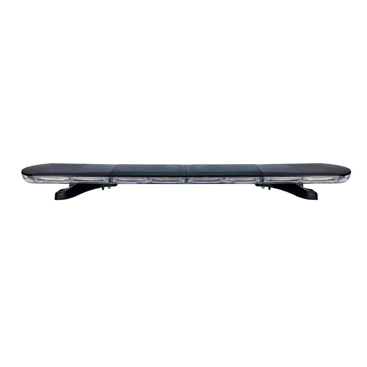 Lampa de semnalizare de urgenta Girofar cu LED-uri puternice, 123 cm, 162W, 16 moduri de functionare, sticla transparenta 12-24V