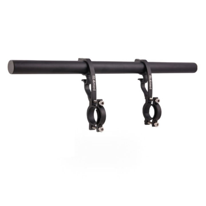 Suport Pentru Ghidon Bicicleta, Adaptor Montaj Pentru Accesorii, Stabil Si Usor, Ideal Pentru Lampa, Contor, Telefon, Pentru Bicicleta, Trotineta, Motocicleta, Montaj Rapid Fara Unelte, 40 Cm, Negru