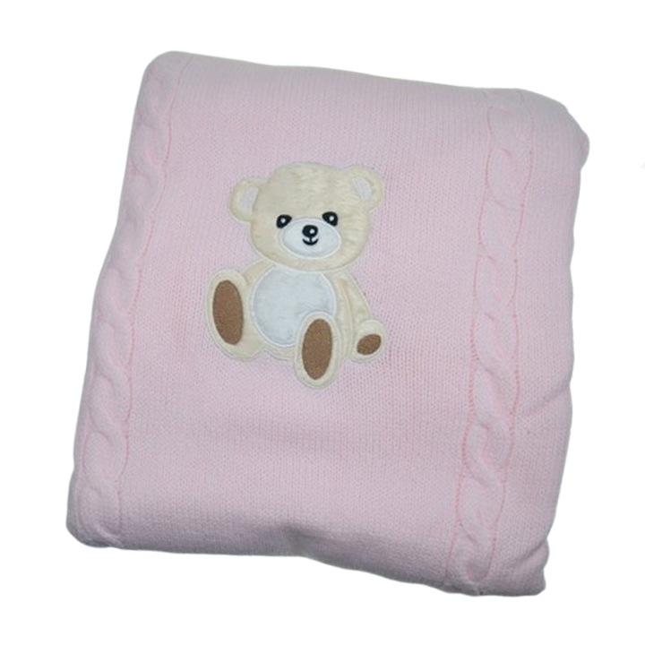 Детско одеяло 95 х 90 см Mini Junior PT-MJ39, Розово