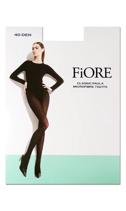 Ciorapi dama Fiore Paula 40 Den, Smoky, opaci, Gri