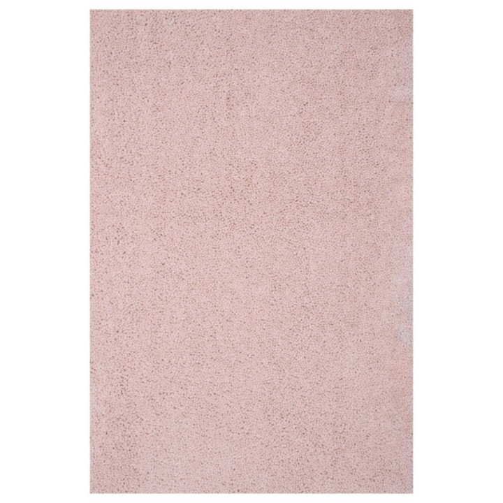 Covor living / dormitor New York 90RFR 1K, 133 x 200 cm, poliester, roz, dreptunghiular