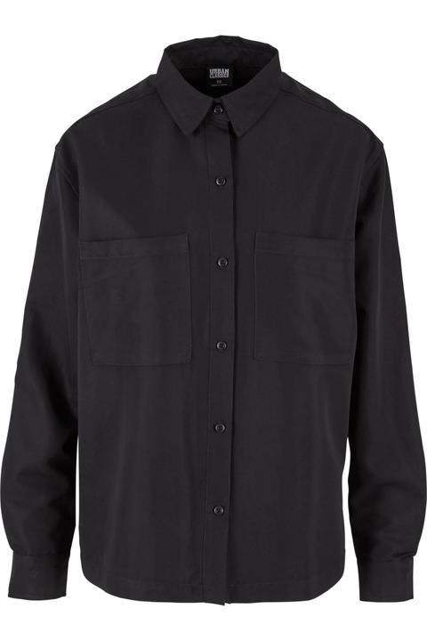 Urban Classics fekete női ing, Fekete