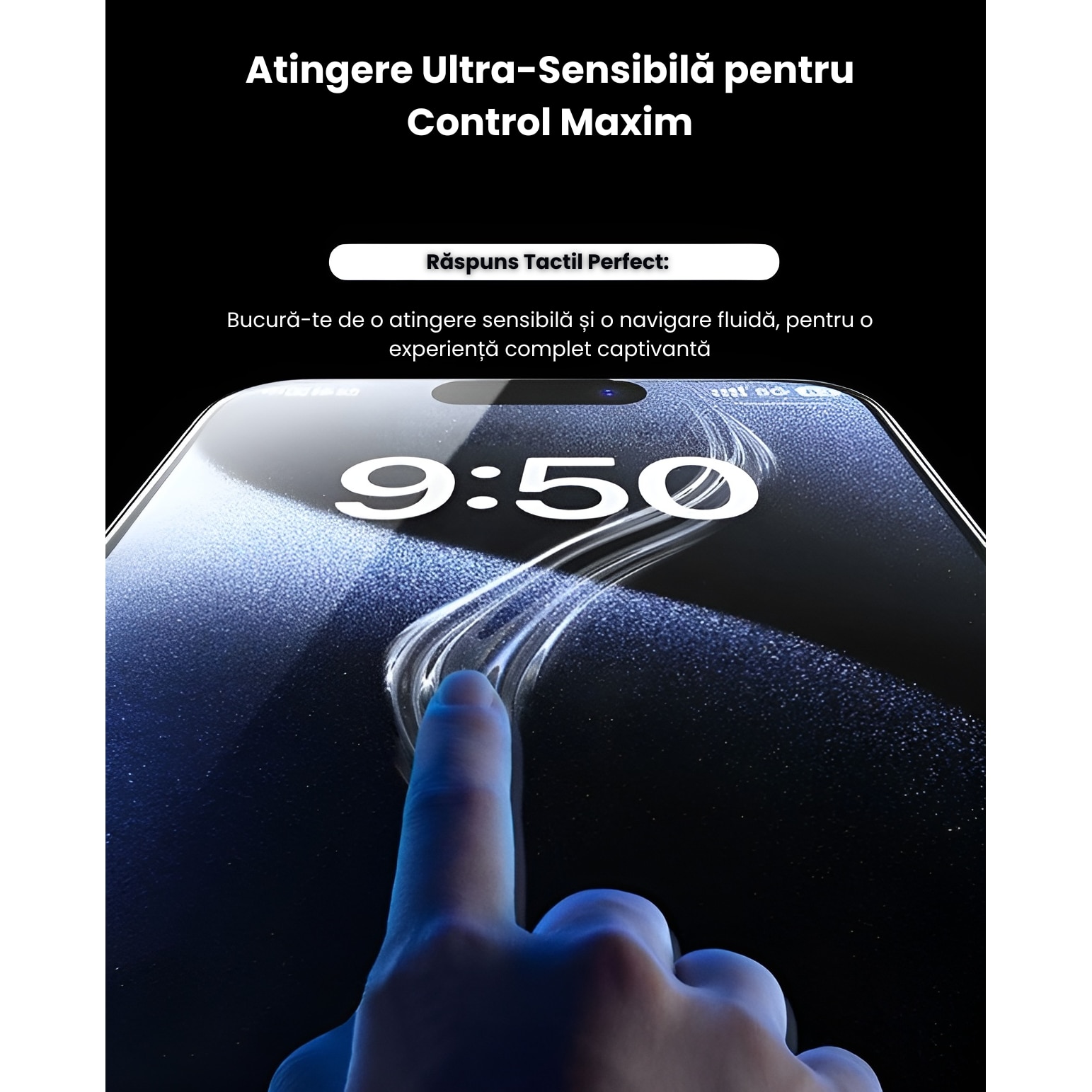 Set 2 Folii Privacy Glass, Sticla Securizata, Compatibil cu iPhone 16 ProMax, Gorila X instalare usoara cu dispozitiv EASYAPP pentru indepartarea prafului, Anti-zgarieturi, Anti-amprenta, anti-explozie, Anti-soc, Anti-ulei, Anti-orbire