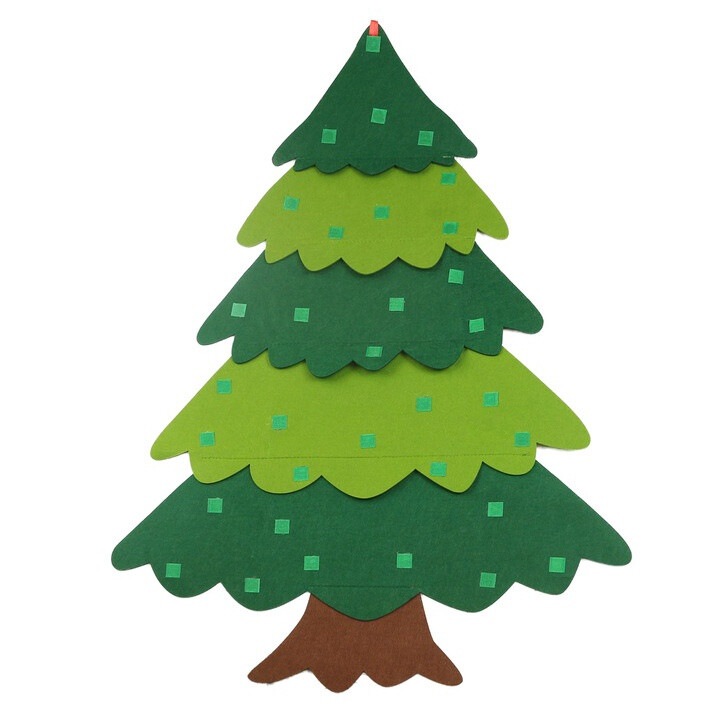 Brad De Craciun, Korbi, Sigur Si Durabil, Dezvoltarea Creativitatii, Usor De Atasat, Inaltime 100 cm, Latime 70 cm