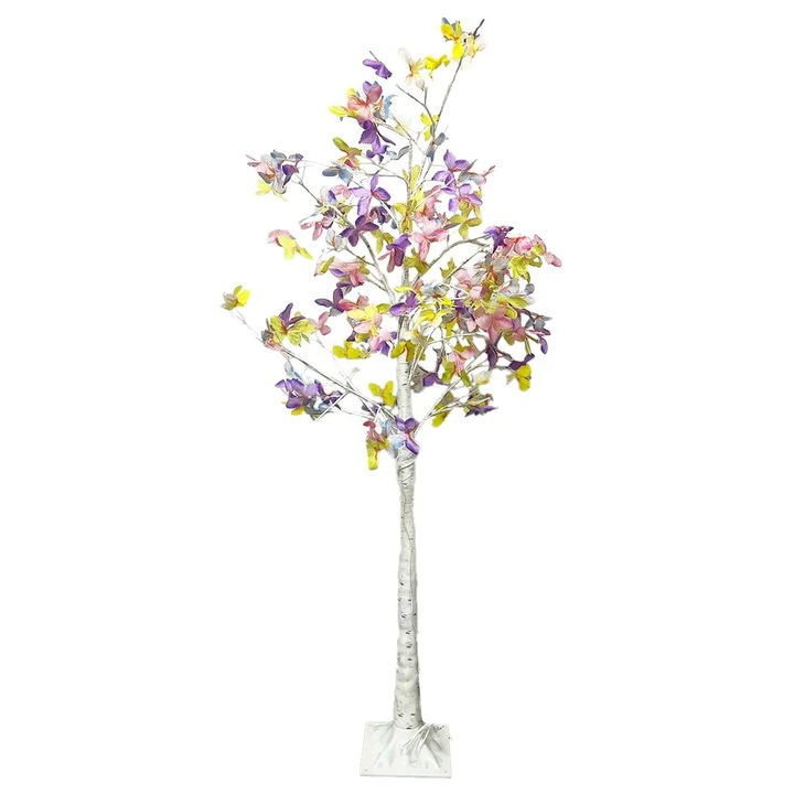 Pom de Craciun AT PERFORMANCE® 150cm, cu Lumini LED calde, Flexibil, Alimentare USB