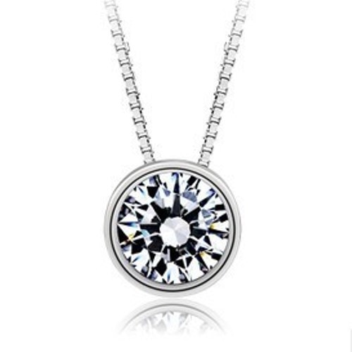 Colier Argint Diamond Sun