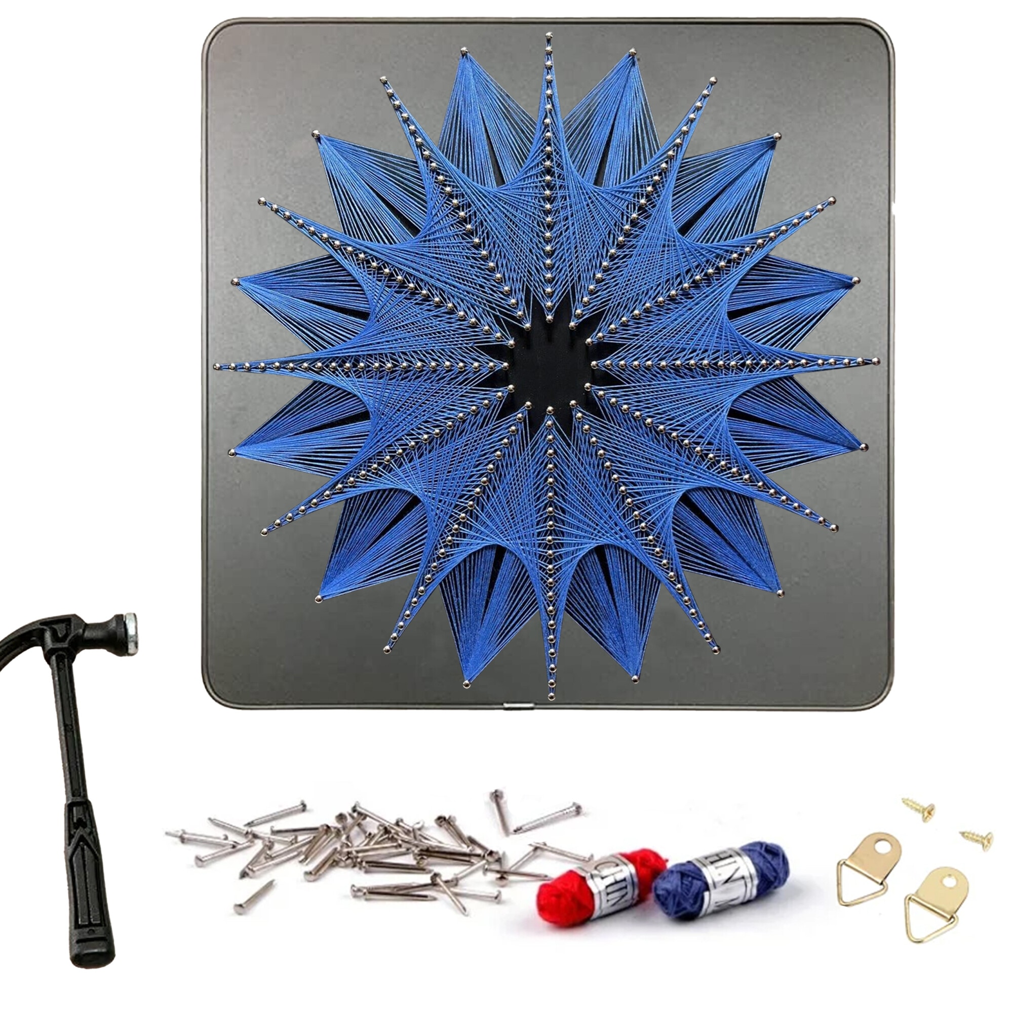 Set creativ pentru String Art, Interlacing, Imagine cu fir