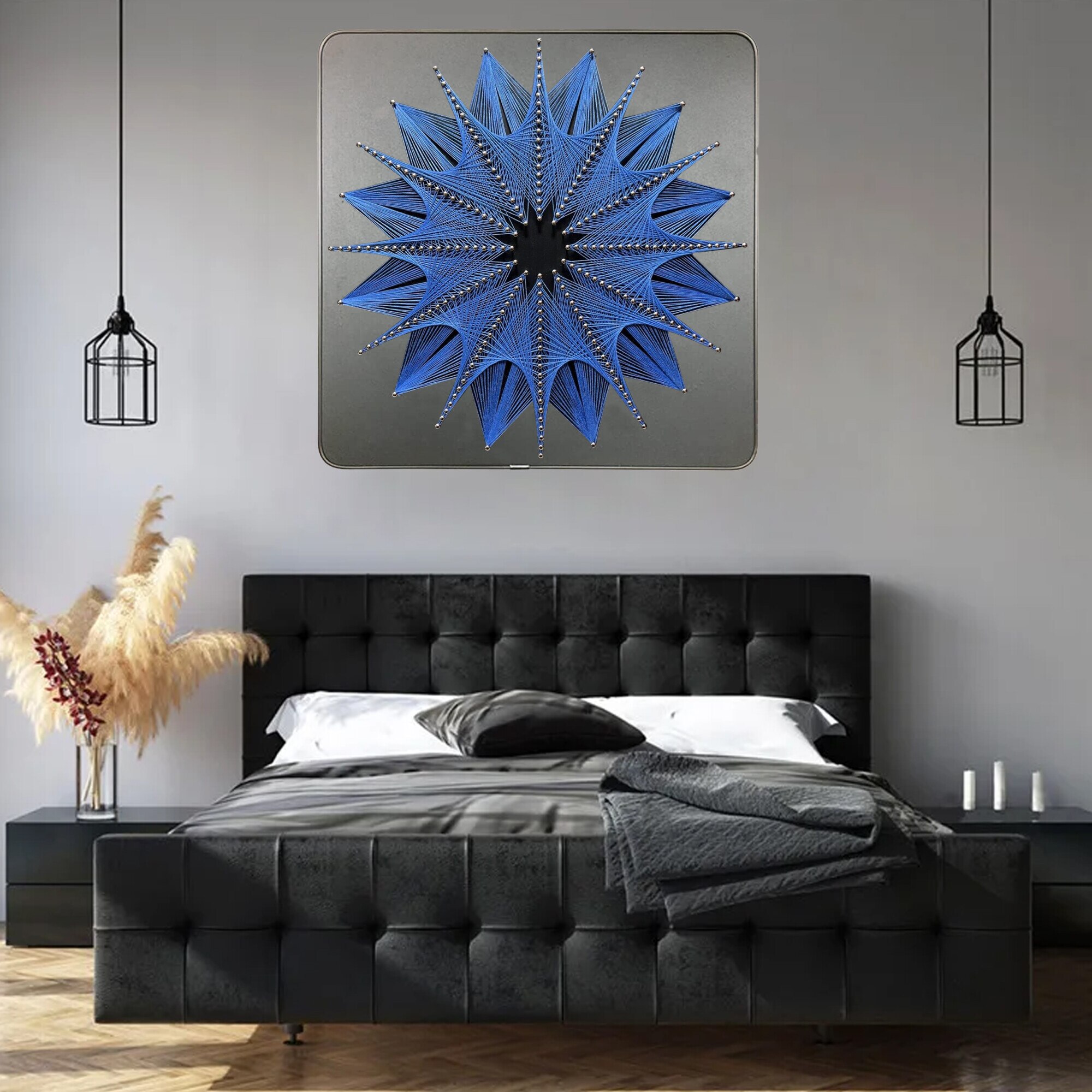 Set creativ pentru String Art, Interlacing, Imagine cu fir