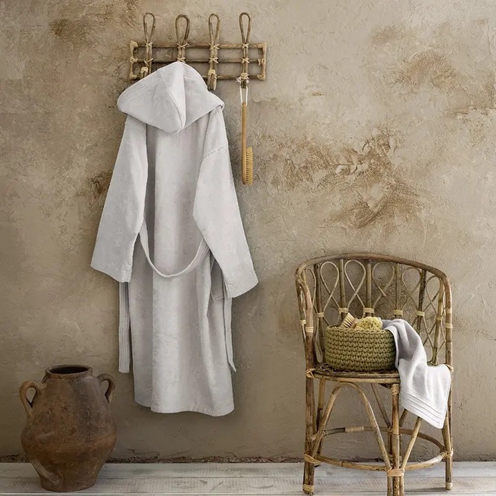 Halat de baie, Nima, Bumbac, 45674, Bej, L