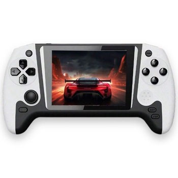 Consola de Jocuri Portabila - 500 Jocuri Clasice, Conectare la Televizor prin Cablu AV, Ecran Color HD, Baterie de Lunga Durata, Reincarcabila USB - Alb Consola de Jocuri Portabila - 500 Jocuri Clasice, Conectare la Televizor prin Cablu AV, Ecran Color HD, Baterie de Lunga Durata, Reincarcabila USB - Alb