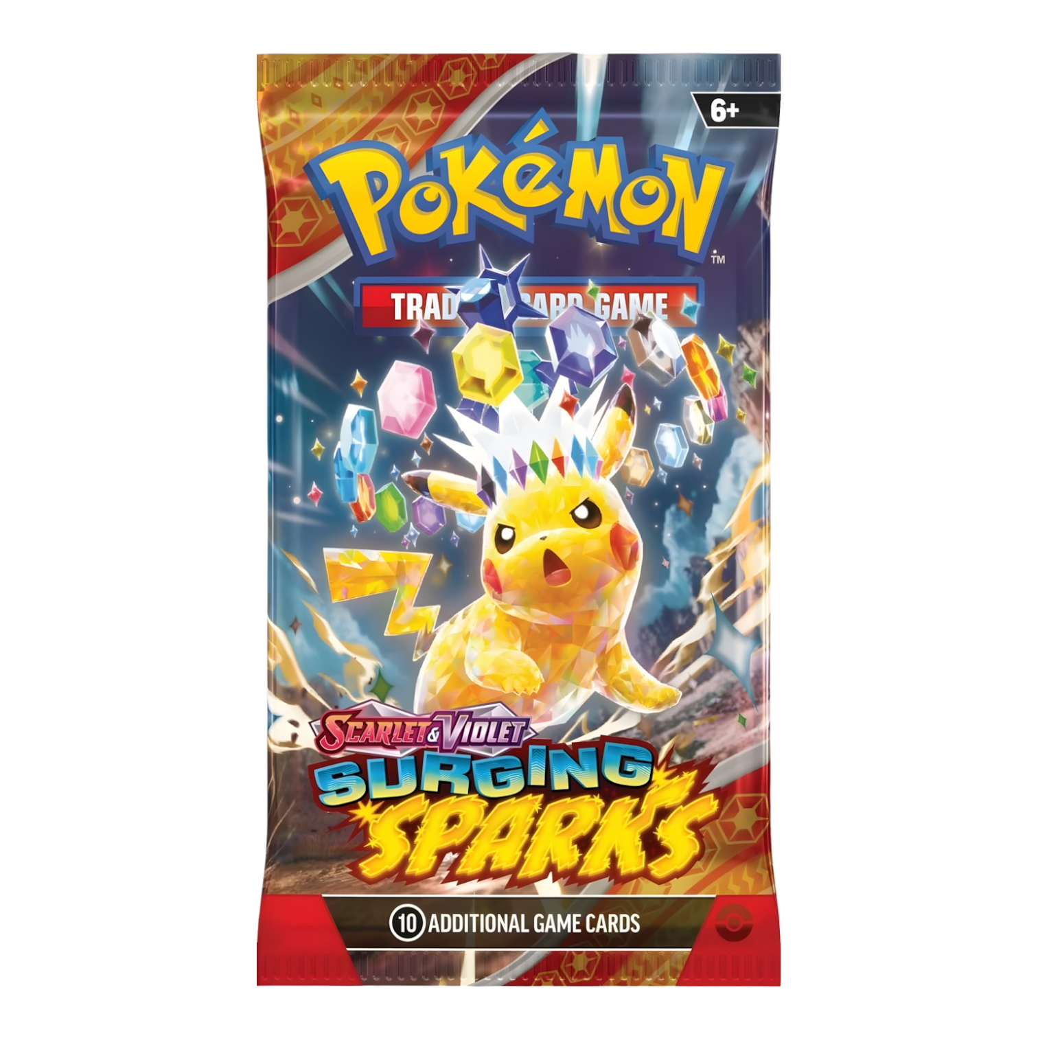 Set 10 cartonase Originale Pokemon TCG: SV 08 Scarlet