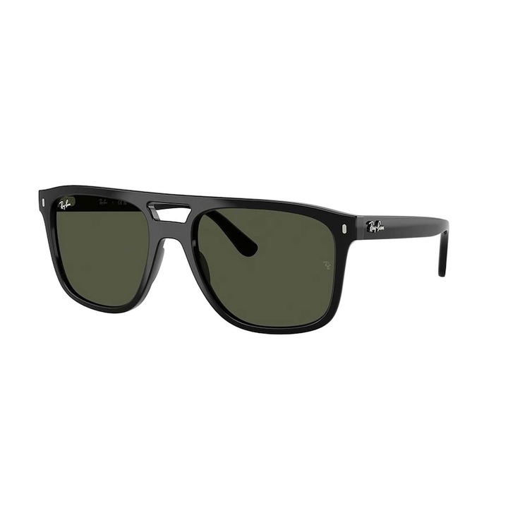 Ochelari de soare unisex Ray Ban, lentile colorate, negru, 55x20x145