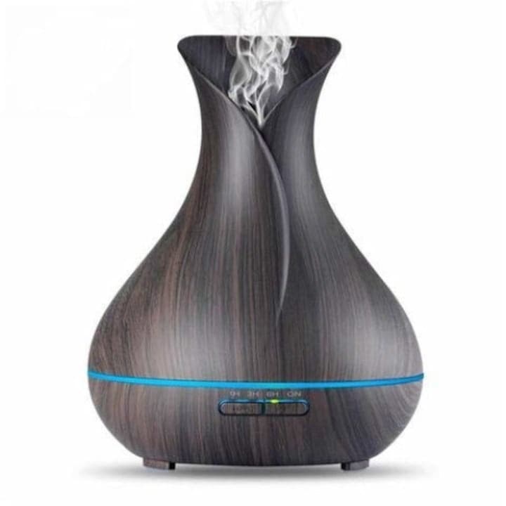 Umidificator cu ultrasunete 3 in 1 BOMSTOM, USB, Capacitate 300 ml, Mini-ventilator, Roz