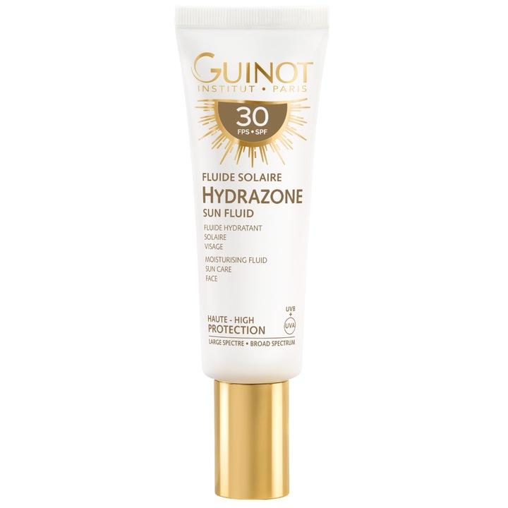 Crema de fata Guinot Hydrazone Soleil cu protectie solara SPF30, 50 ml