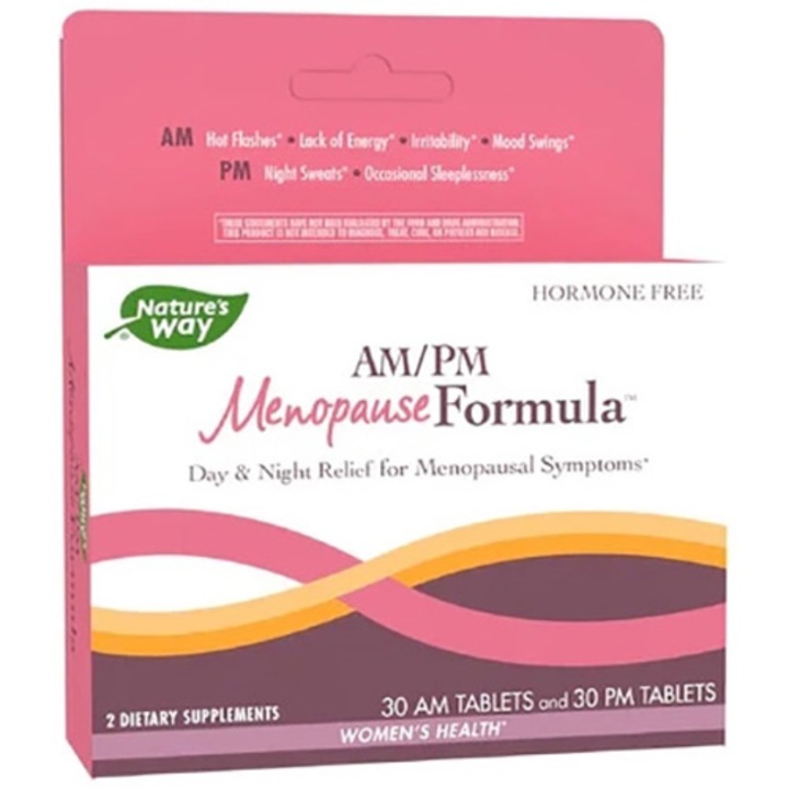 AM/PM Menopause Formula, Nature's Way, 60 tablete