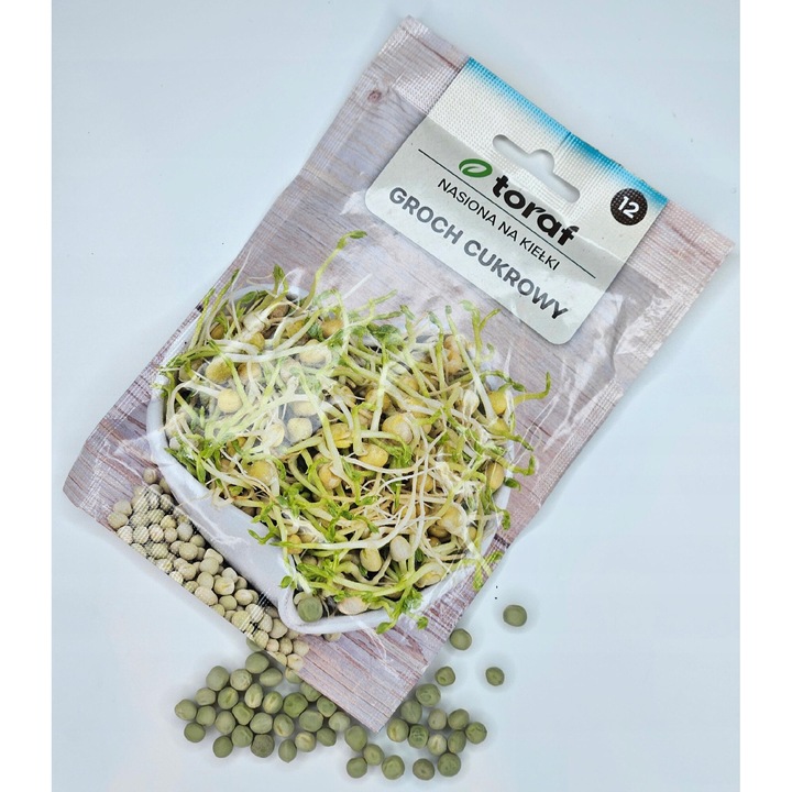 Seminte de gradina, Seminte de mazare pentru germinare, Torag, 50g, continut ridicat de vitamine A, C si D, calitate superioara, seminte premium, seminte de top