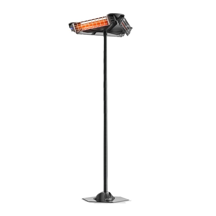 Incalzitor radiant electric pentru terasa MO-EL Girosole IR-A 3 x 1200 W cu stalp 869N