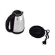 Cana Fierbator, Inox, 1500W, Capacitate de 2 L, Declansare automata, Buton ON/OFF, Buton deschidere capac, Indicator nivel Apa, Argintiu/Negru