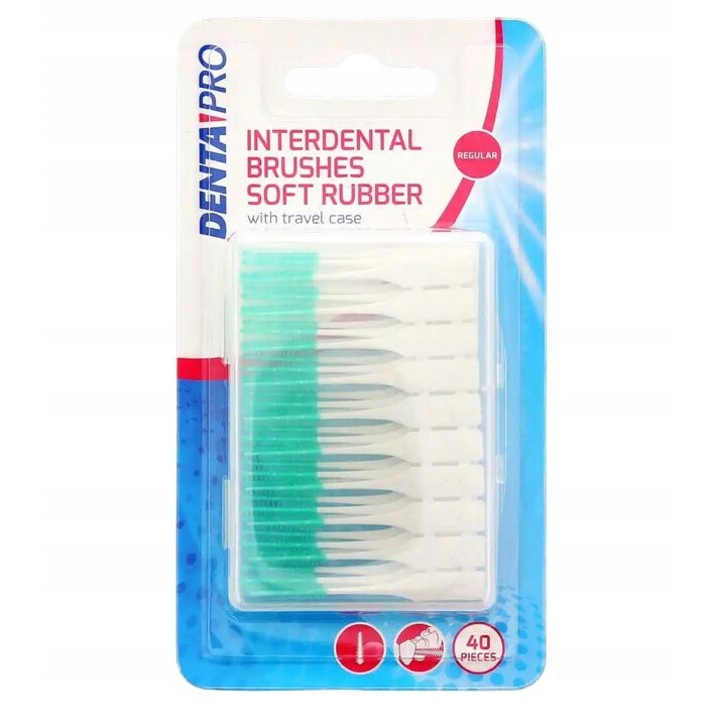 Set 40 periute interdentare, Cardsplitter, Plastic, Peri moi