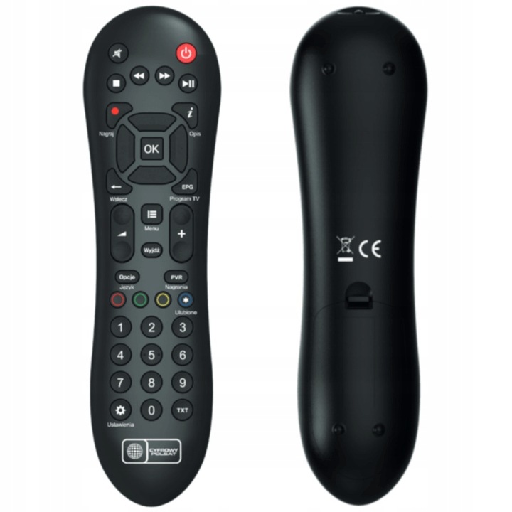 Eredeti távirányító Cyfrowy Polsat HD6000 HD5000 EVOBOX dekóderhez