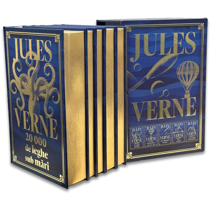 Pachet Jules Verne - Editie de colectie (5 carti), Jules Verne