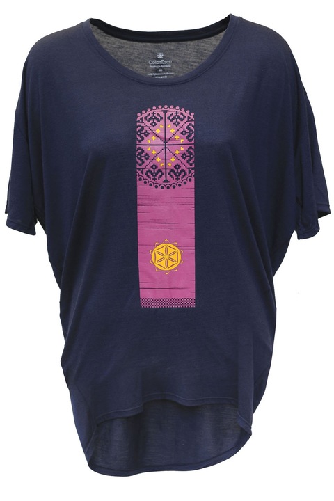Tricou Vremuri Noi, dama, culoare bleumarin, CIR131 3488