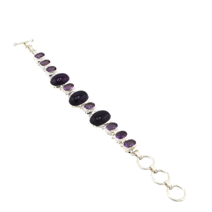 Bratara din argint 925 cu ametist
