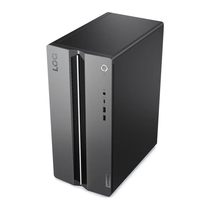 Asztali PC Lenovo LOQ Tower, Intel i5-14400F 10 C / 16 T, 4,7 GHz, 16 GB RAM, 1 TB SSD, Nincs optikai meghajtó, NVIDIA GeForce RTX 3050 6 GB, Nincs operációs rendszer