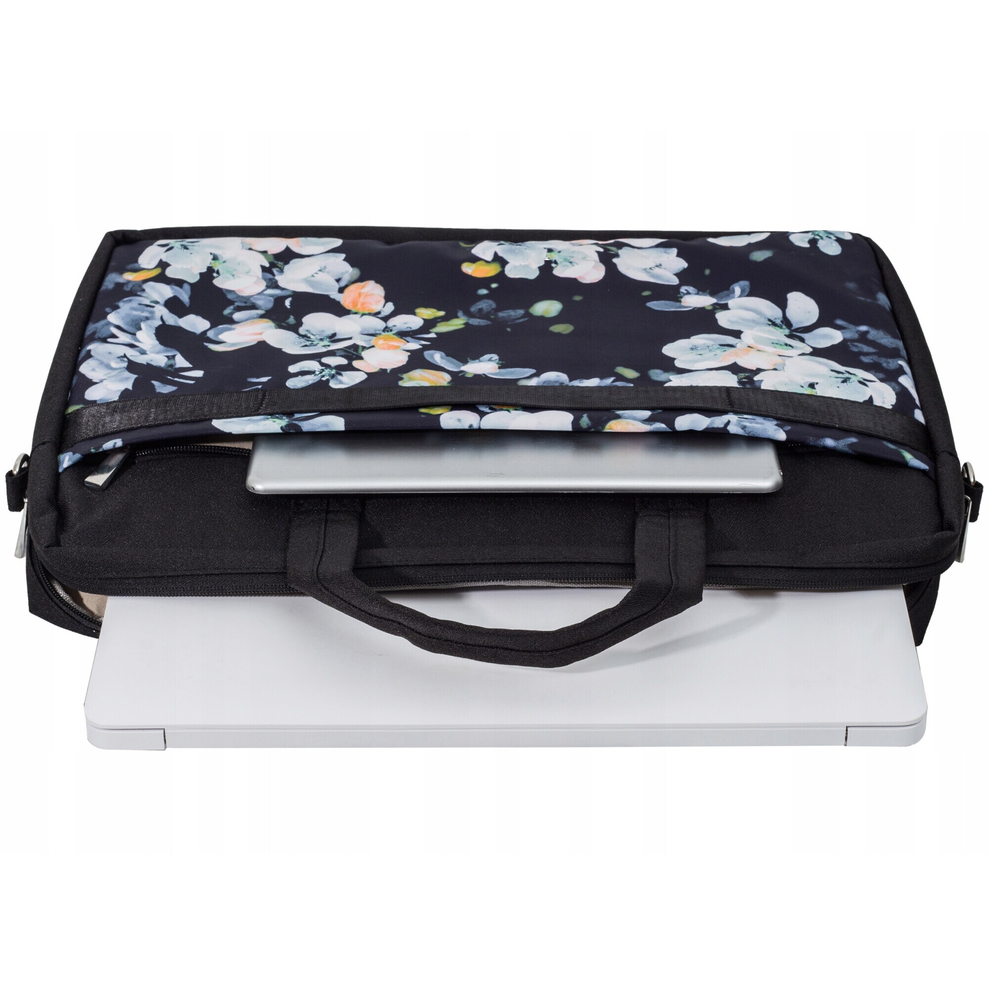 Husa Laptop, Novaza tech, Nylon, 17inch, Fermoar, Compartiment laptop, Absorbtie socuri, Curea de umar ajustabila, 32x43x4.5cm, Multicolor