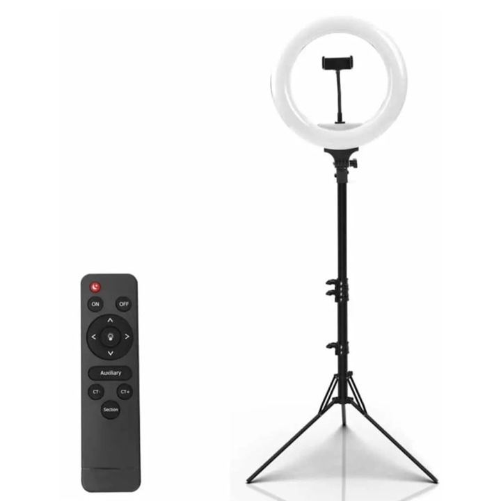 Ring Light 13 инча 3200k-5600k лампа и дистанционно Andowl Q L201