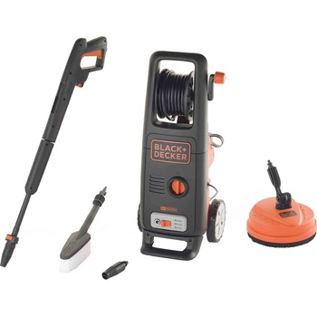 Aparat de spalat cu presiune Black & Decker BXPW1700PE, 1700W, 130Bar, 420l/h + perie terasa cu tambur Aparat de spalat cu presiune Black & Decker BXPW1700PE, 1700W, 130Bar, 420l/h + perie terasa cu tambur