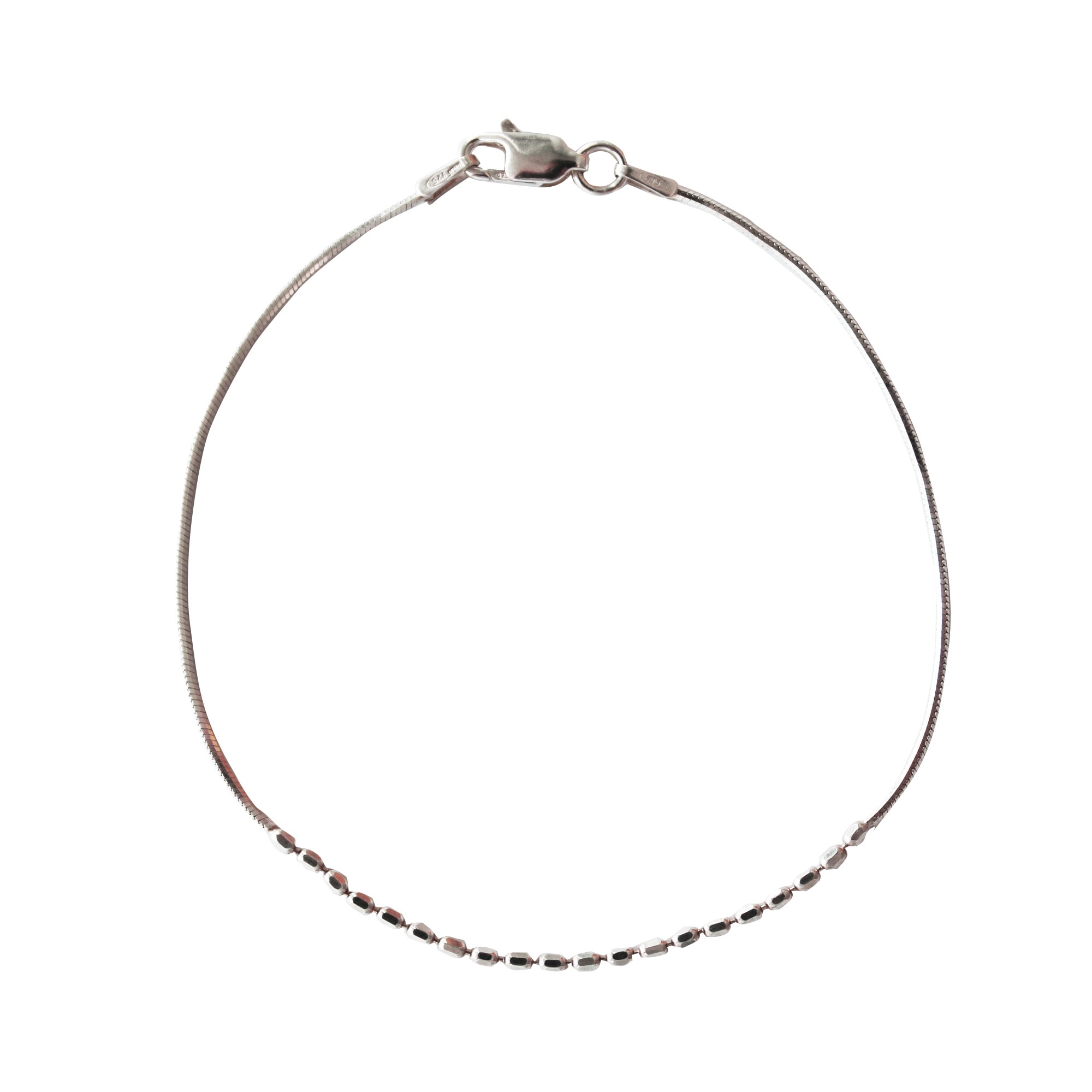 Bratara argint 925, model lant