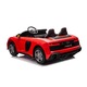 Masina electrica Audi R8 SPYDER cu doua locuri 24V, rosu, MP3 Player cu USB/AUX si Bluetooth, Baterie 24V/14Ah, 2 motoare 200W, roti EVA cu suspensie spate, Scaune din piele, Controller cu cadran, Model cu Licenta