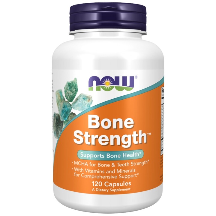 Хранителна добавка NOW Foods Bone Strength, 120 капсули