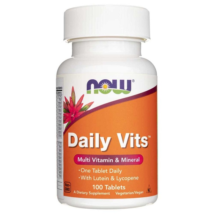 Supliment alimentar, NOW Foods Daily Vits Multi, 100 Tablete