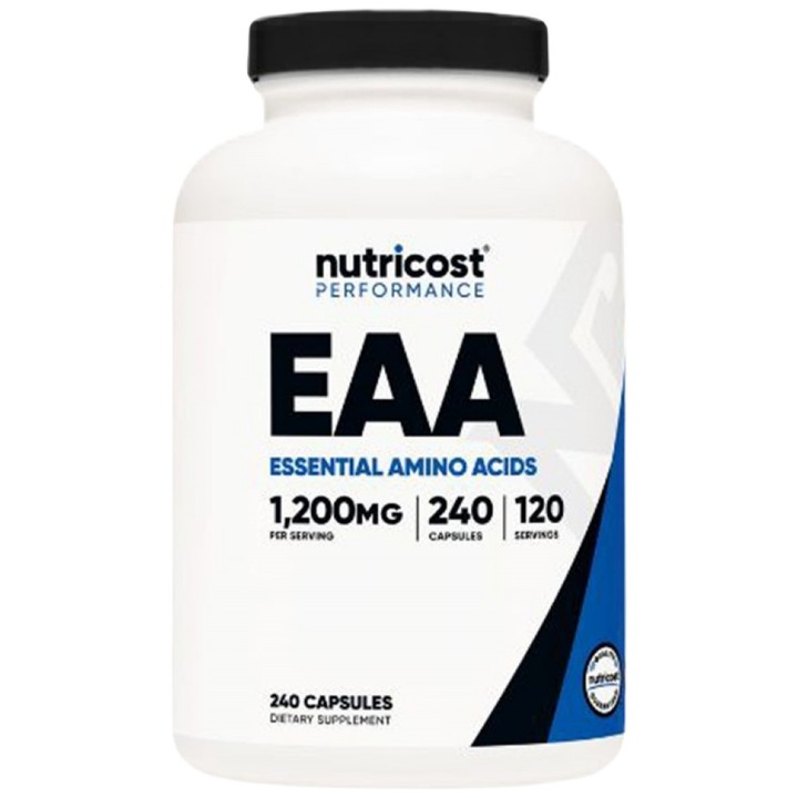 Supliment alimentar Nutricost EAA 1200 mg, 240 capsule